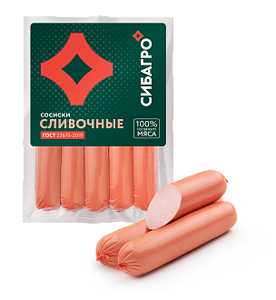 СОСИСКИ СЛИВОЧНЫЕ ГОСТ, 300г